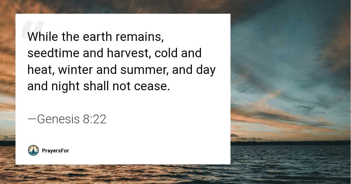 Genesis 8:22