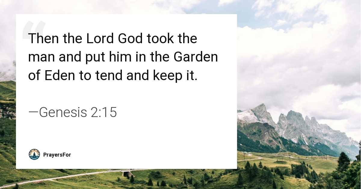 Genesis 2:15