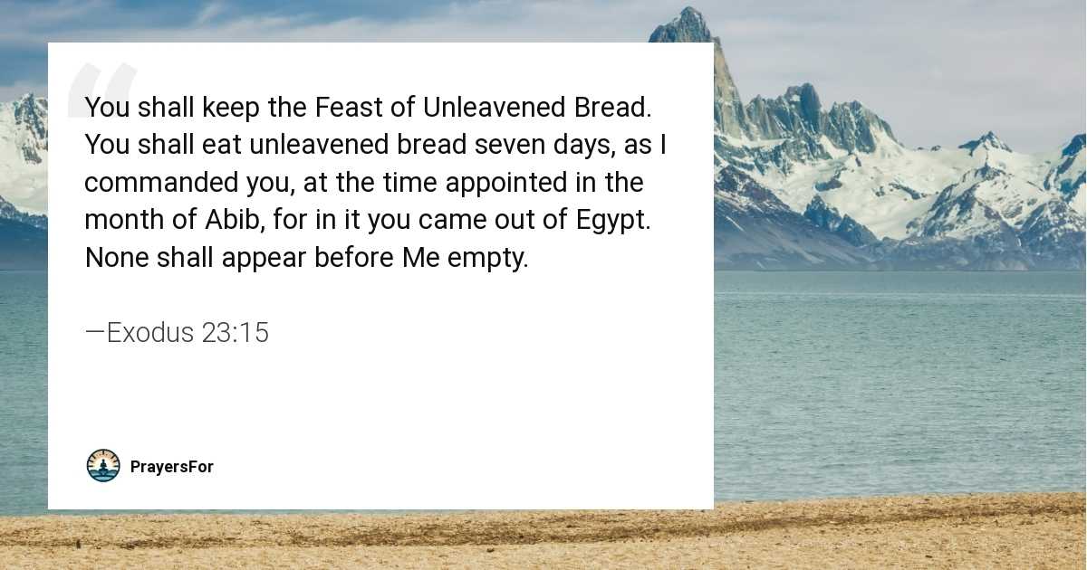 Exodus 23:15