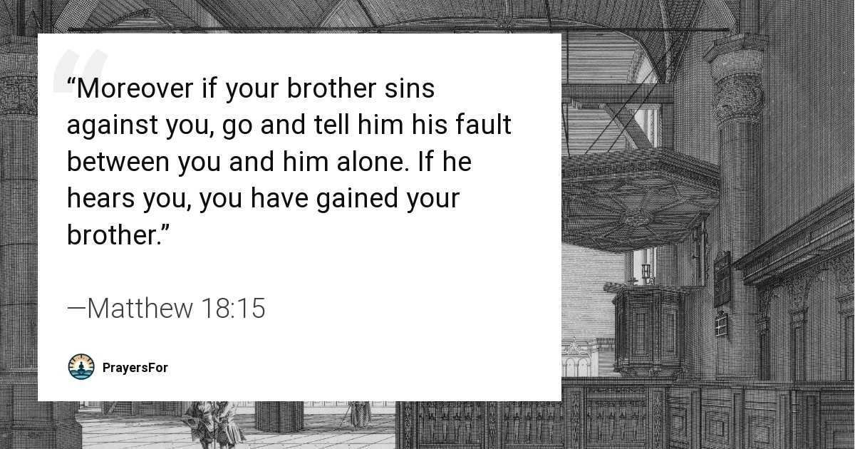 Matthew 18:15