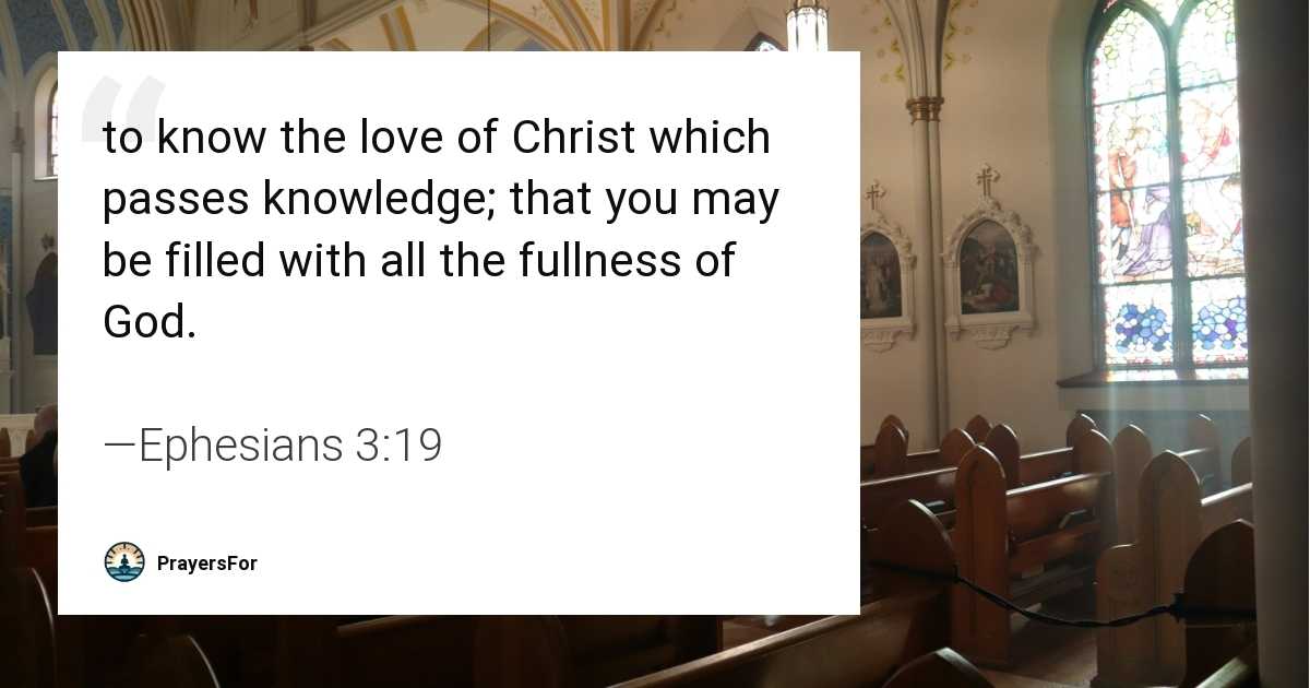 Ephesians 3:19