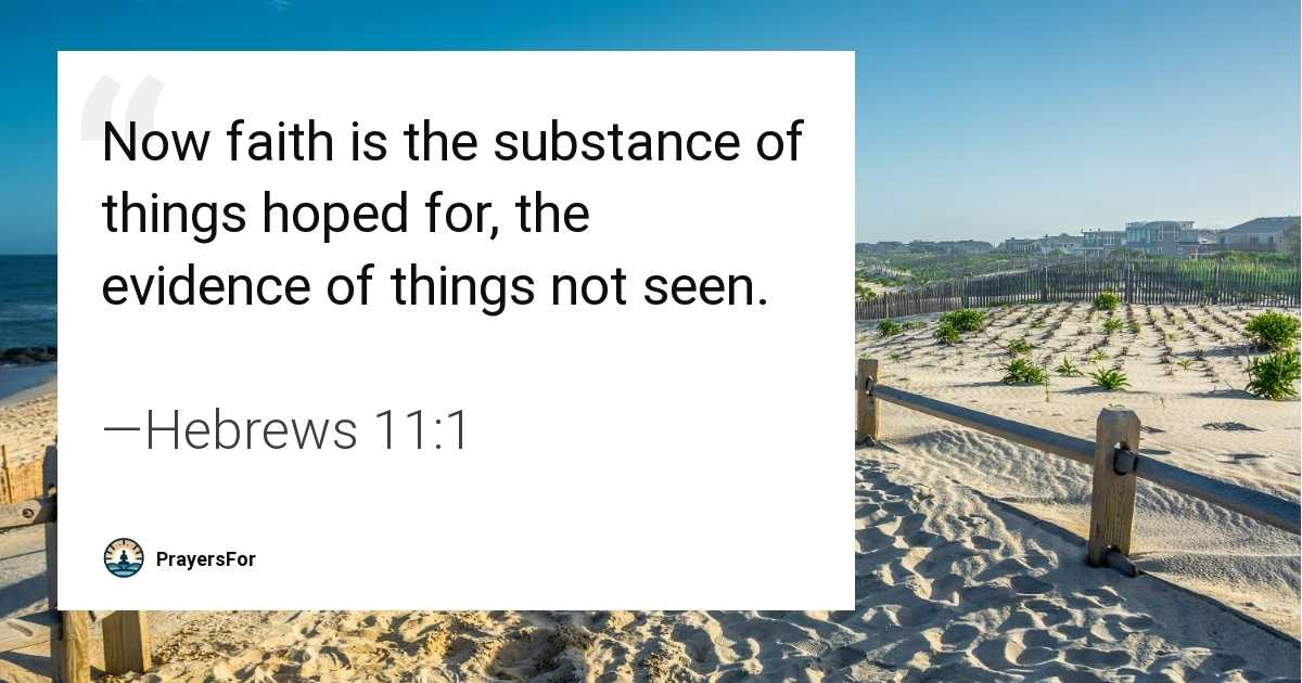 Hebrews 11:1