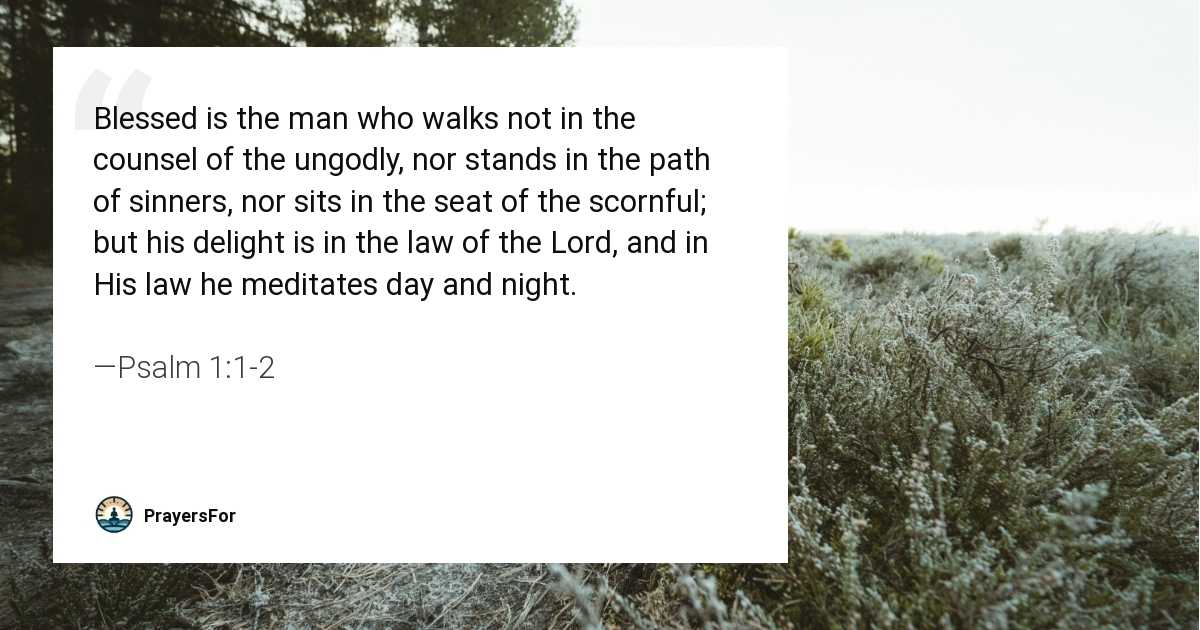 Psalm 1:1-2