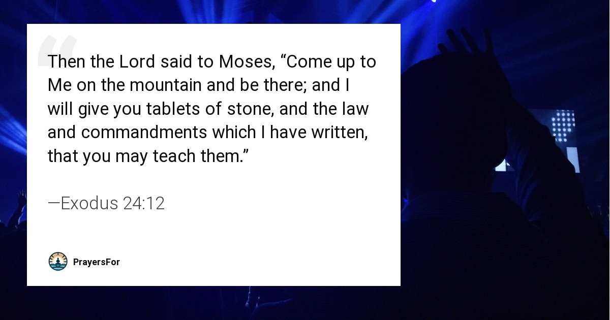 Exodus 24:12