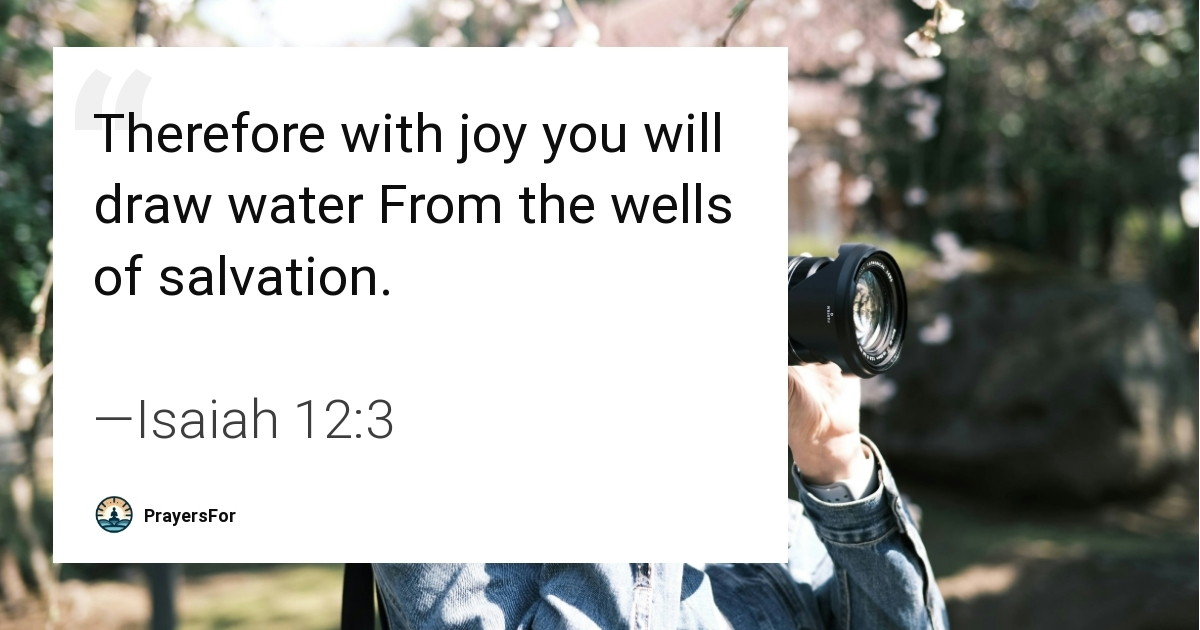 Isaiah 12:3
