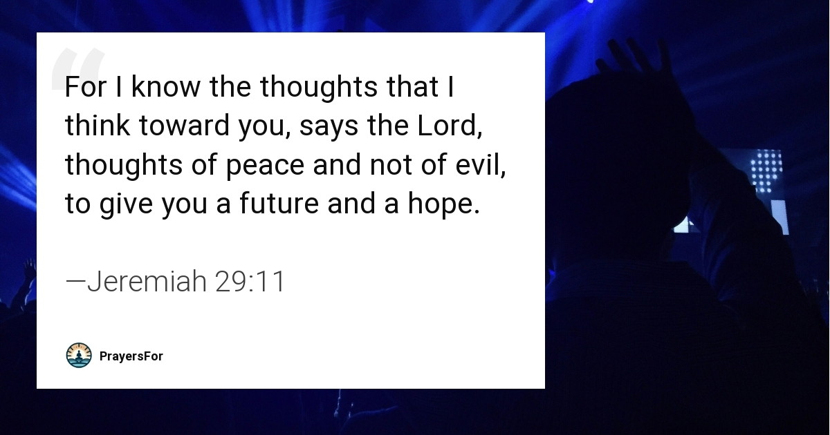 Jeremiah 29:11