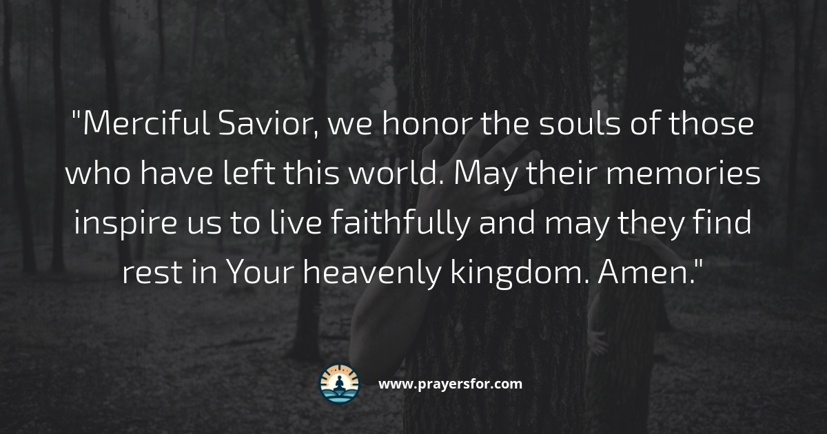 Prayer for remembrance and a death anniversary