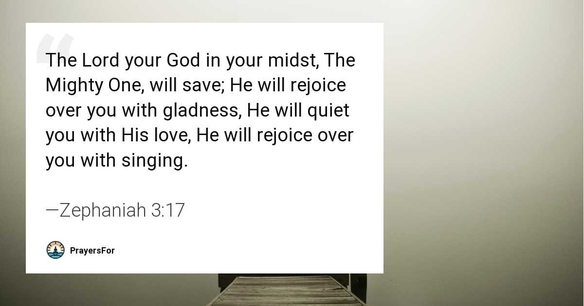 Zephaniah 3:17