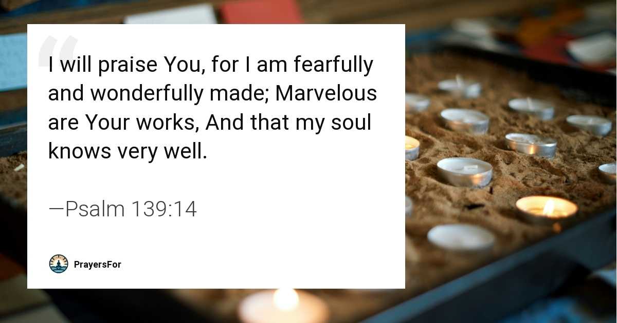 Psalm 139:14
