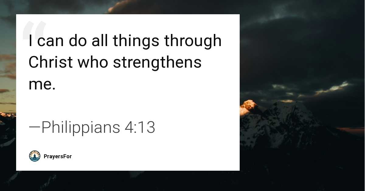 Philippians 4:13