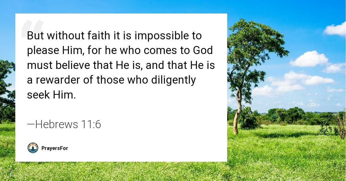 Hebrews 11:6