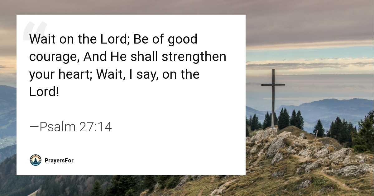 Psalm 27:14