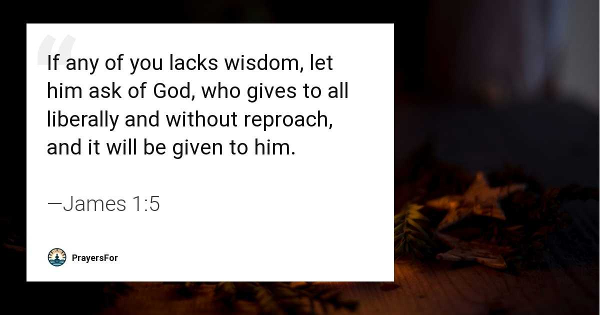 James 1:5