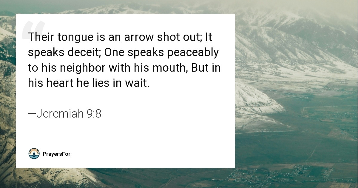 Jeremiah 9:8