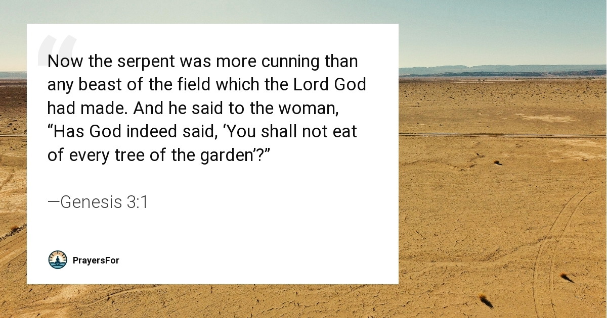 Genesis 3:1