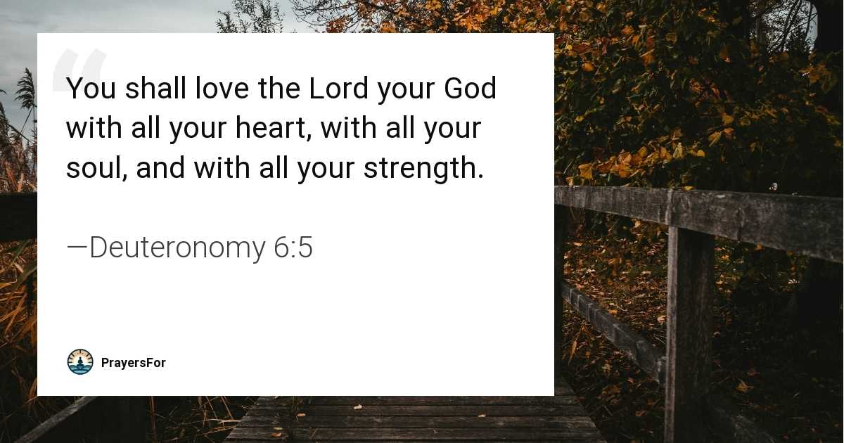 Deuteronomy 6:5