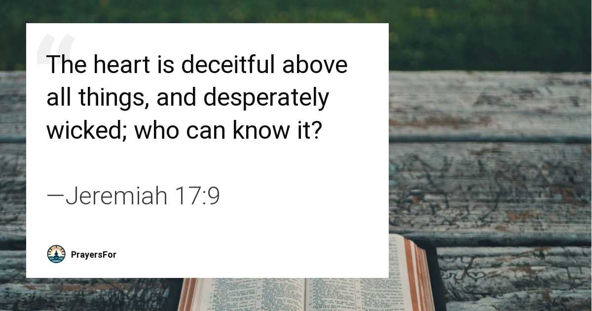 Jeremiah 17:9