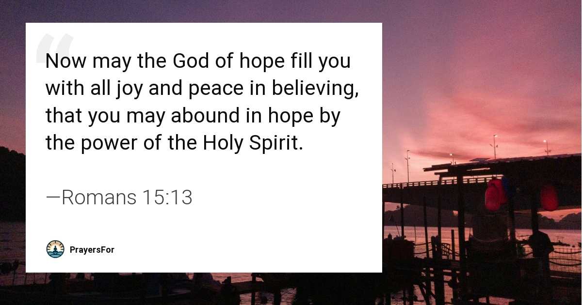 Romans 15:13