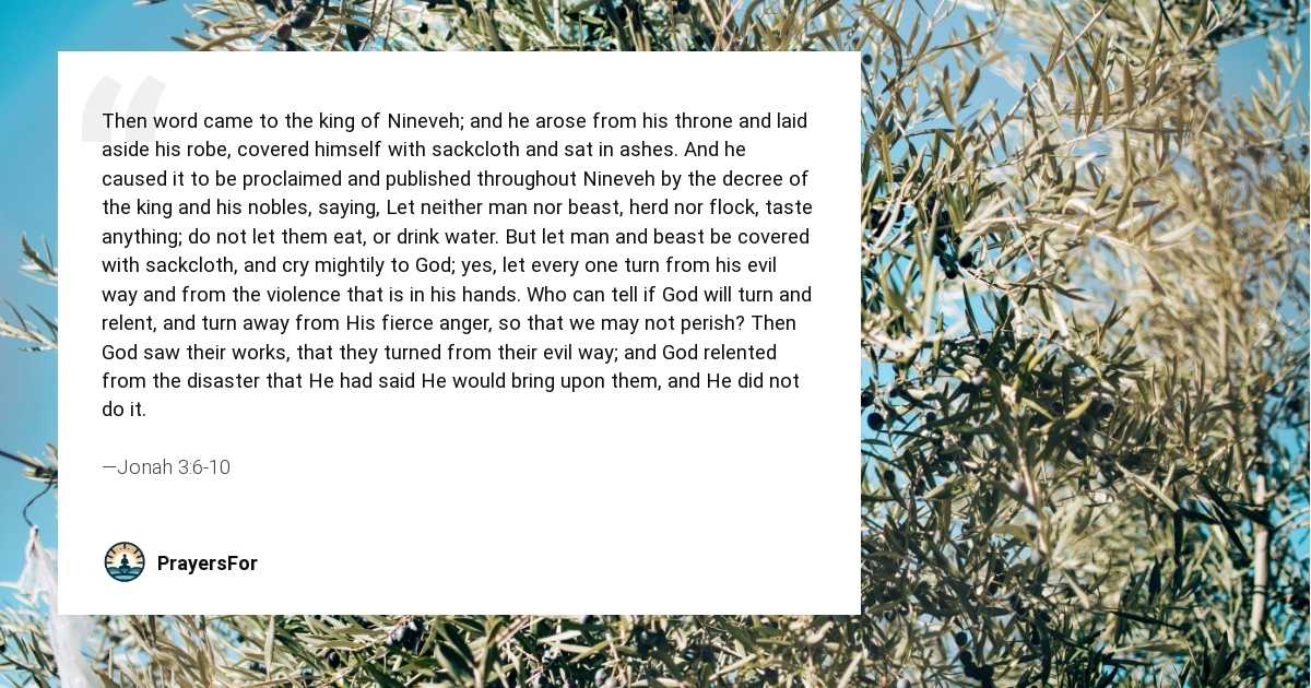 Jonah 3:6-10