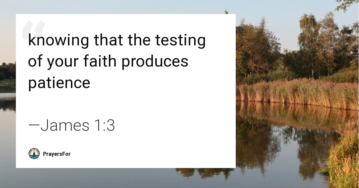 James 1:3