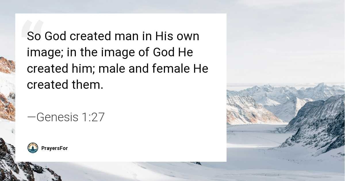 Genesis 1:27