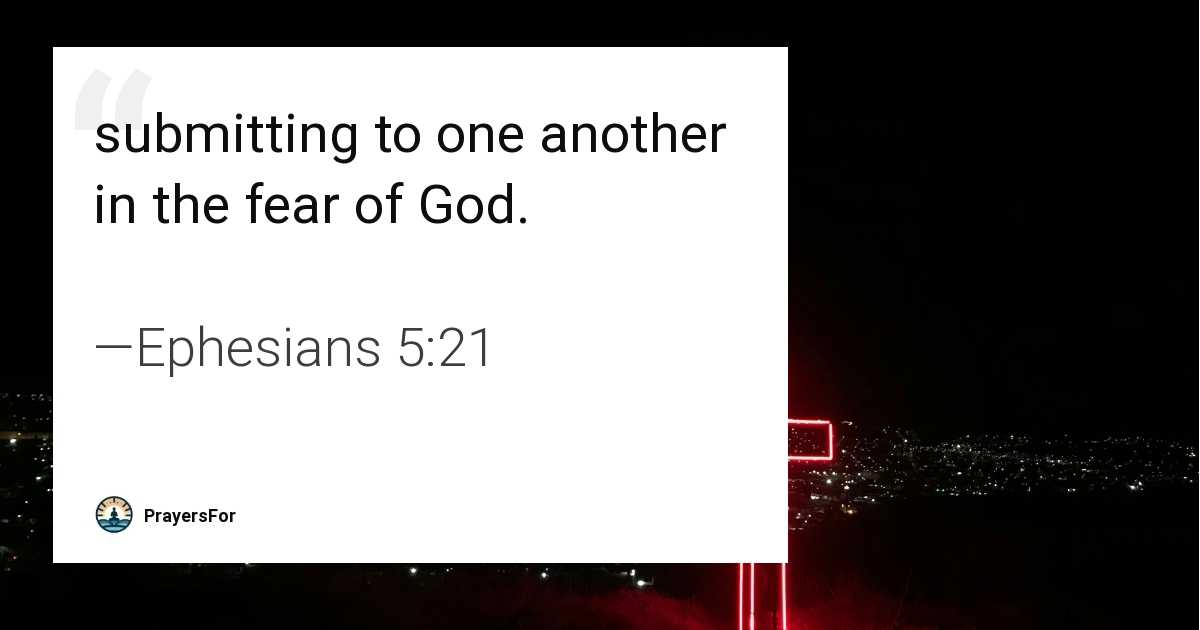 Ephesians 5:21