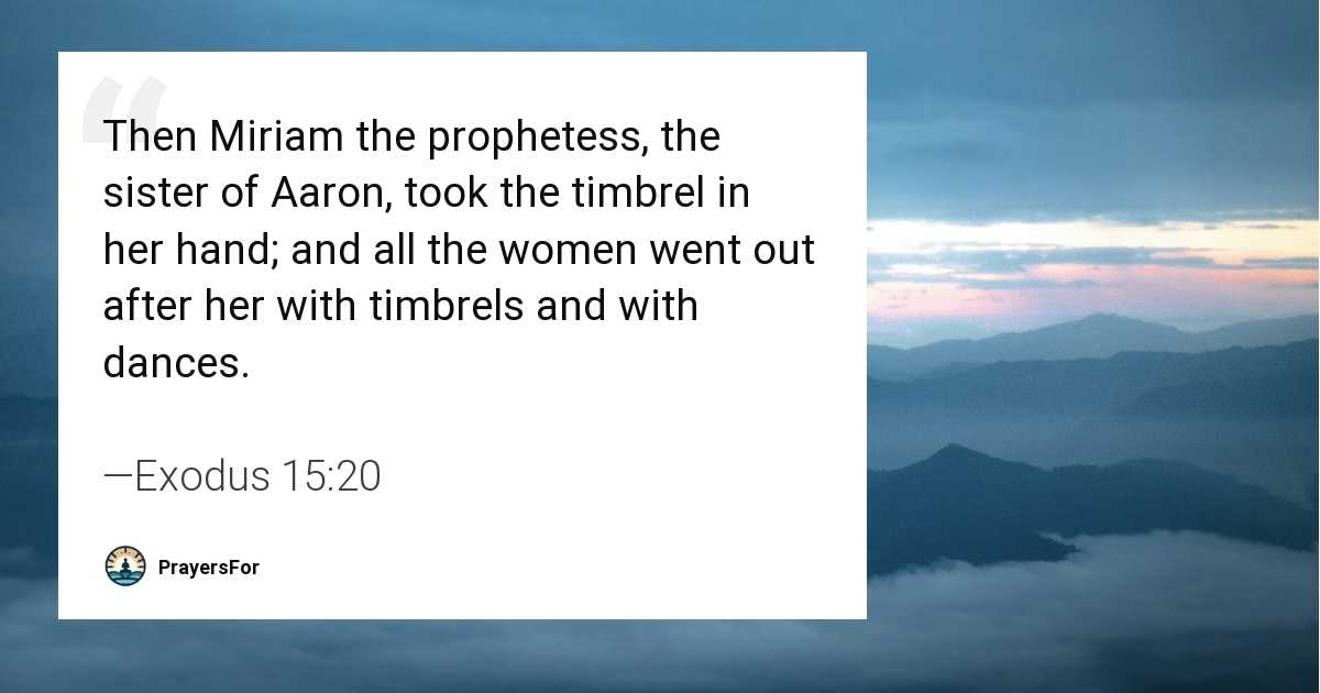 Exodus 15:20