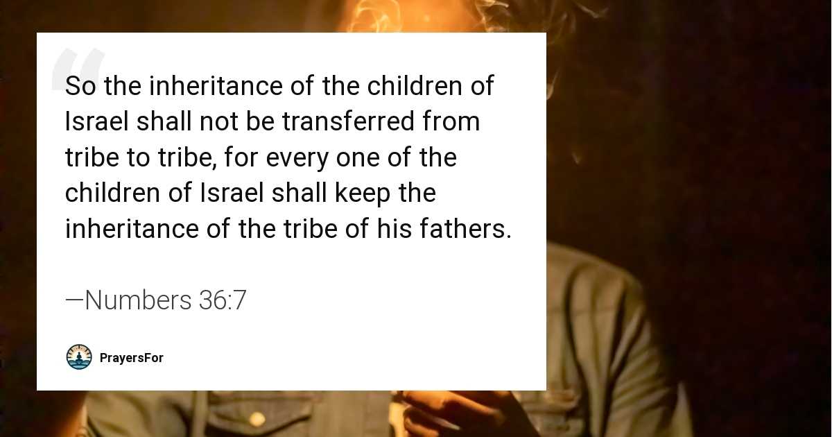 Numbers 36:7