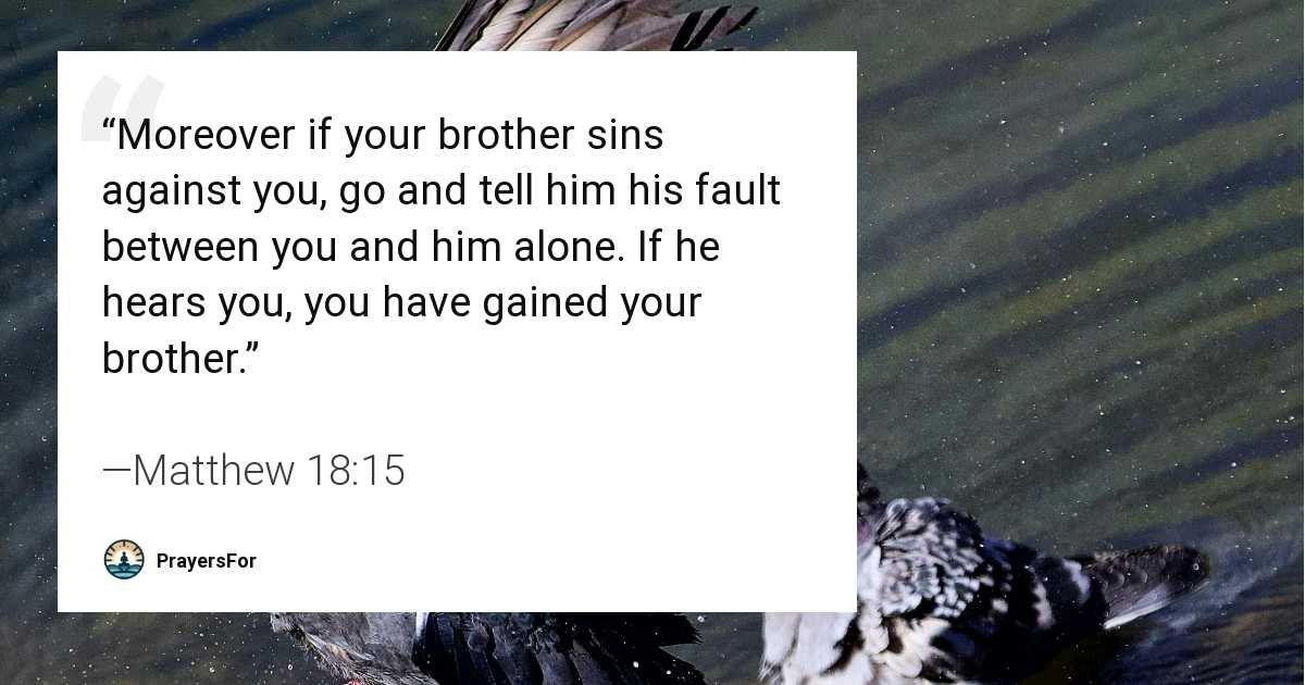 Matthew 18:15