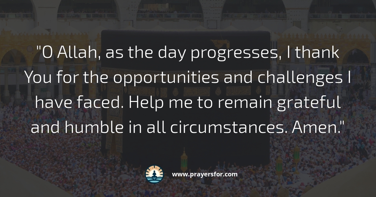 Daily Muslim prayers in English for steady faith