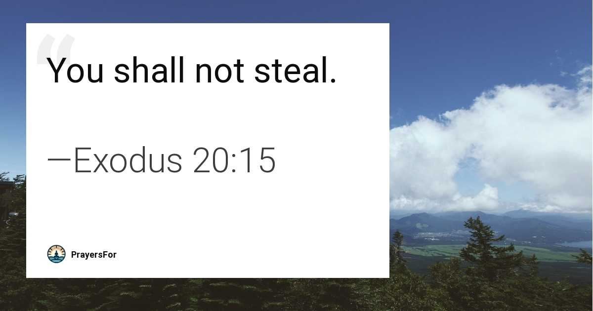 Exodus 20:15