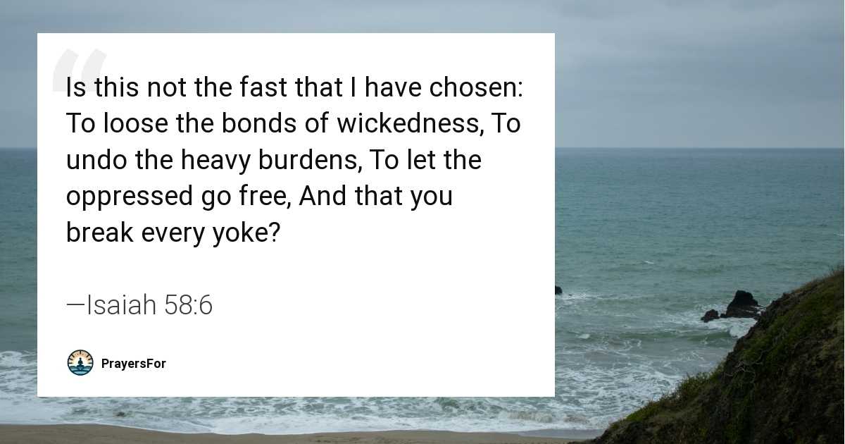 Isaiah 58:6