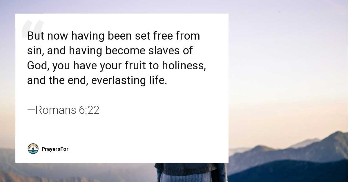 Romans 6:22