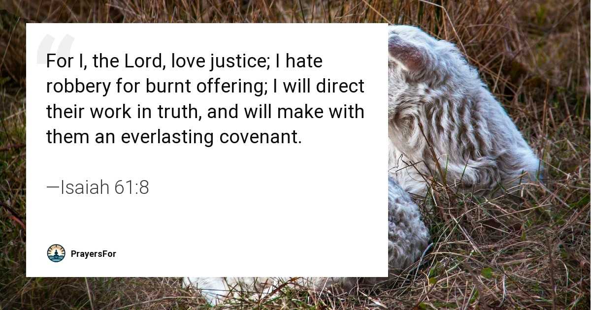 Isaiah 61:8