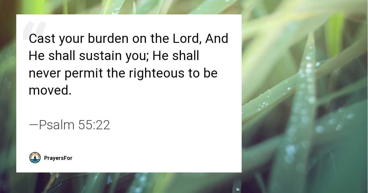 Psalm 55:22