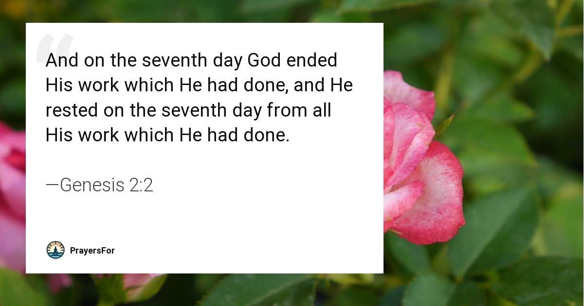Genesis 2:2