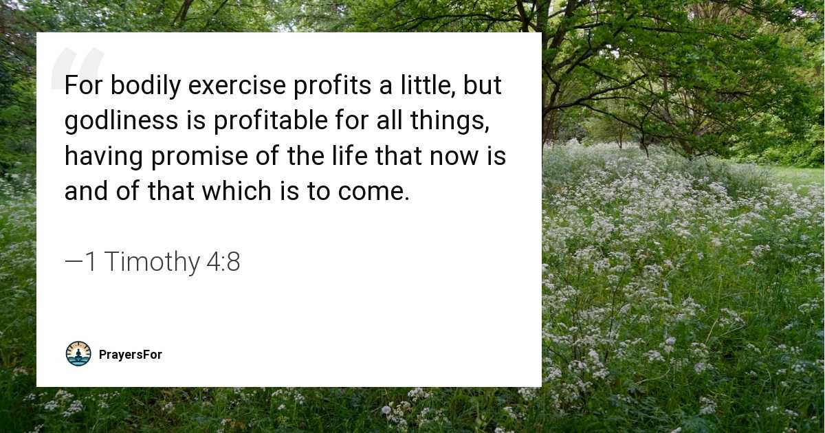 1 Timothy 4:8