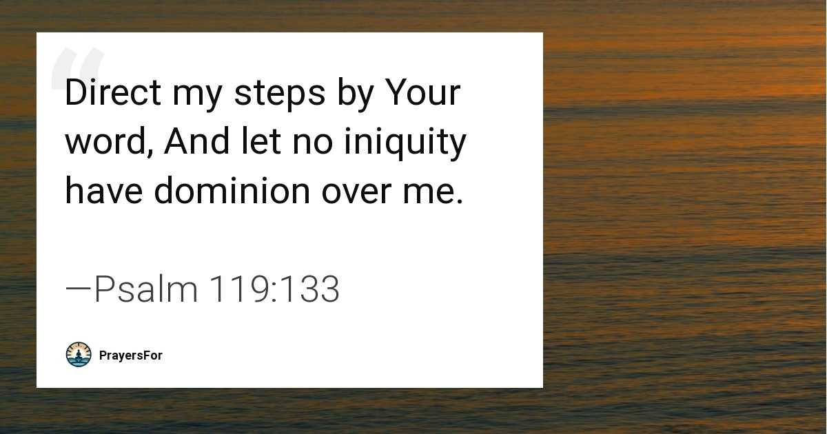 Psalm 119:133