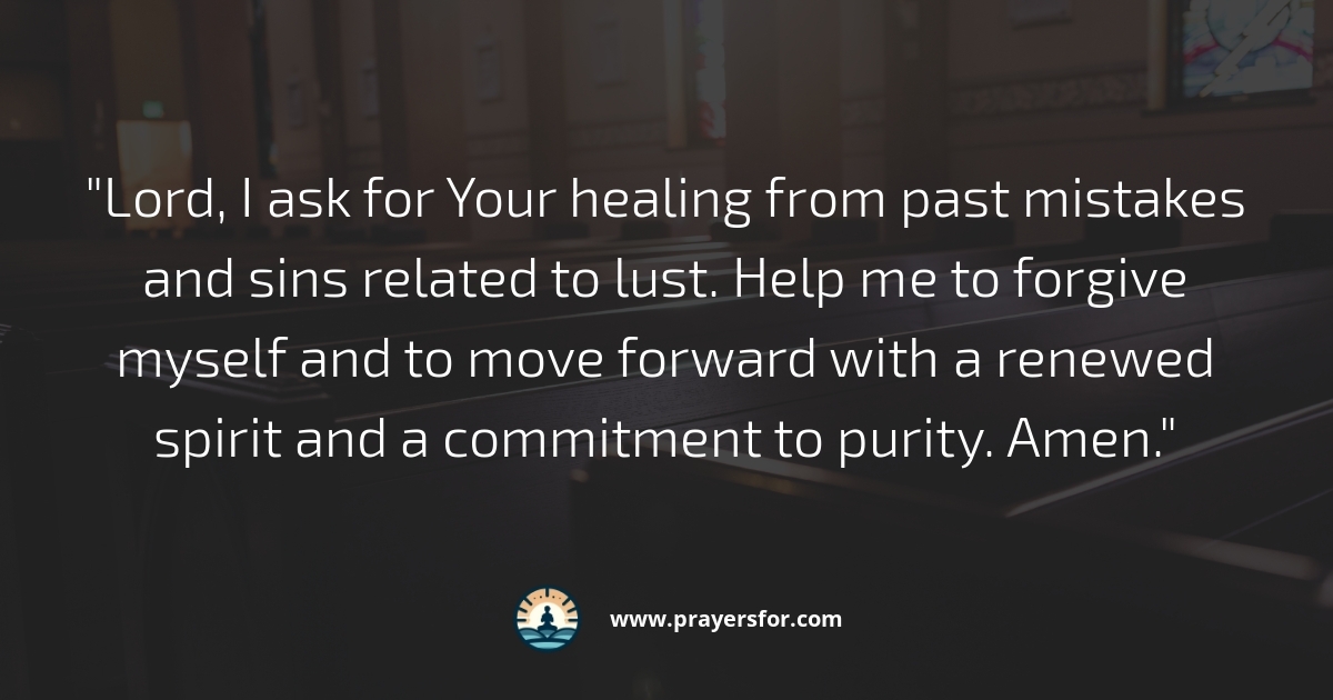 Prayer to resist lustful temptation right away