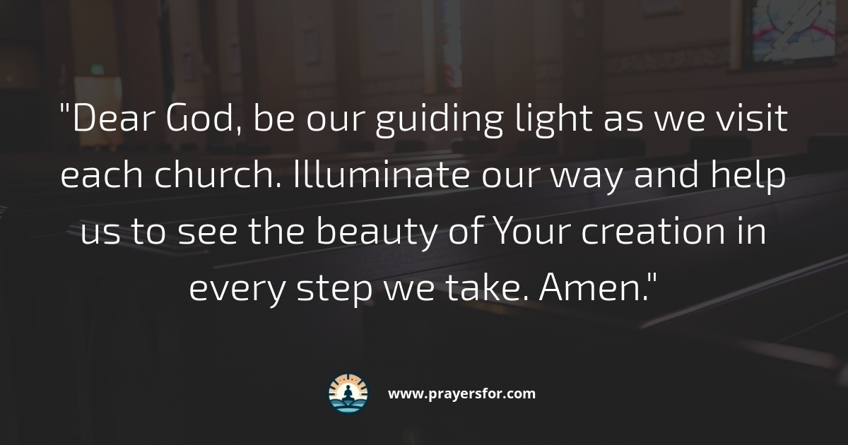 Closing prayer after the final church in Visita Iglesia