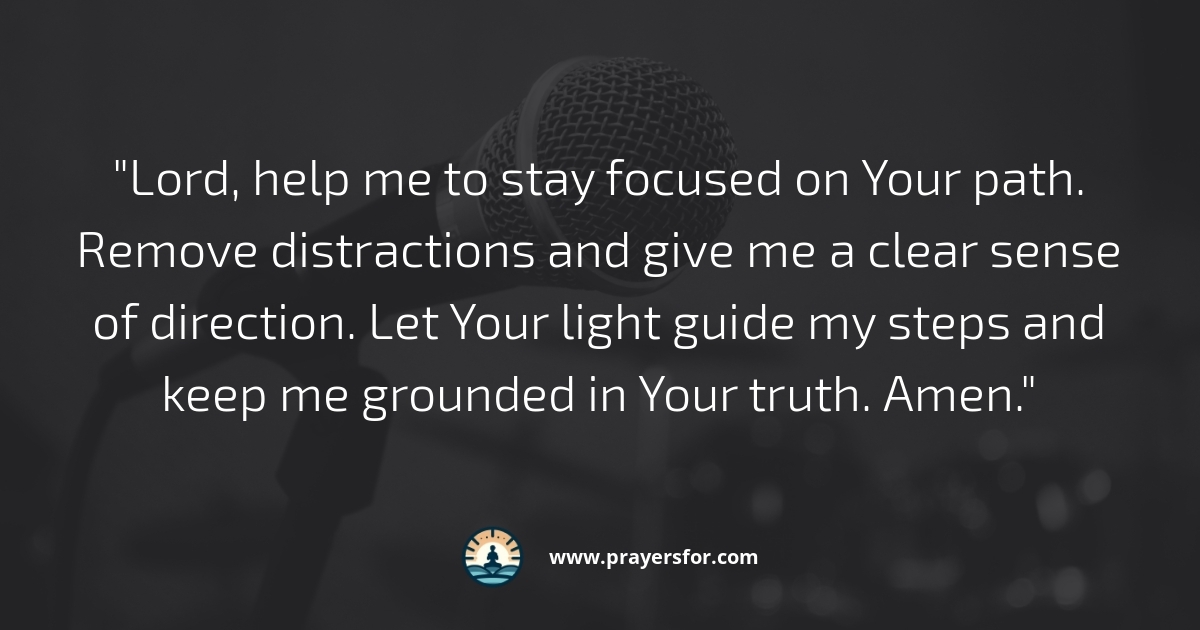 Prayer for clarity and a sound mind when thoughts feel scattered