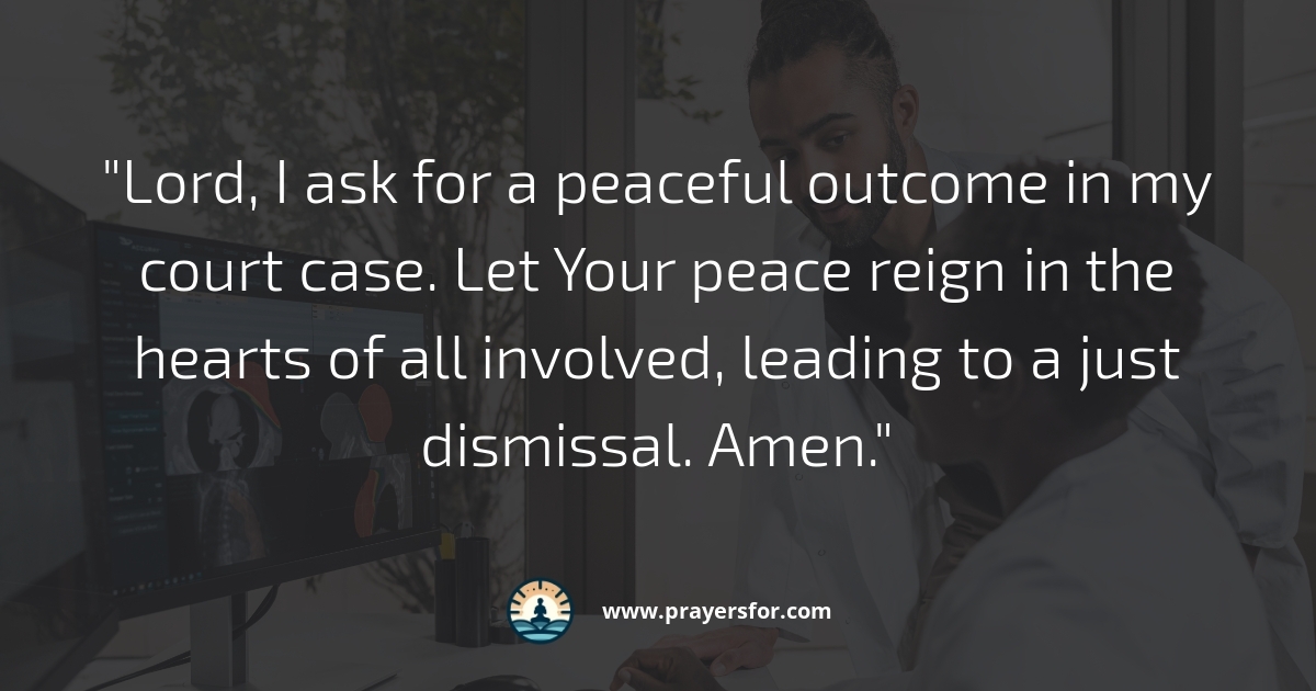 Prayer for family restoration after a legal battle