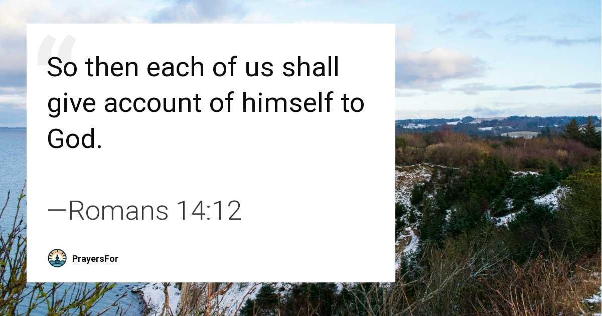 Romans 14:12