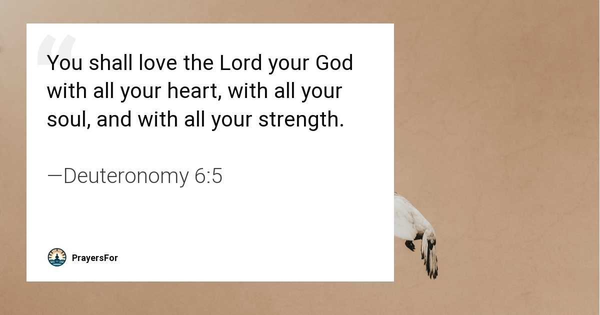 Deuteronomy 6:5
