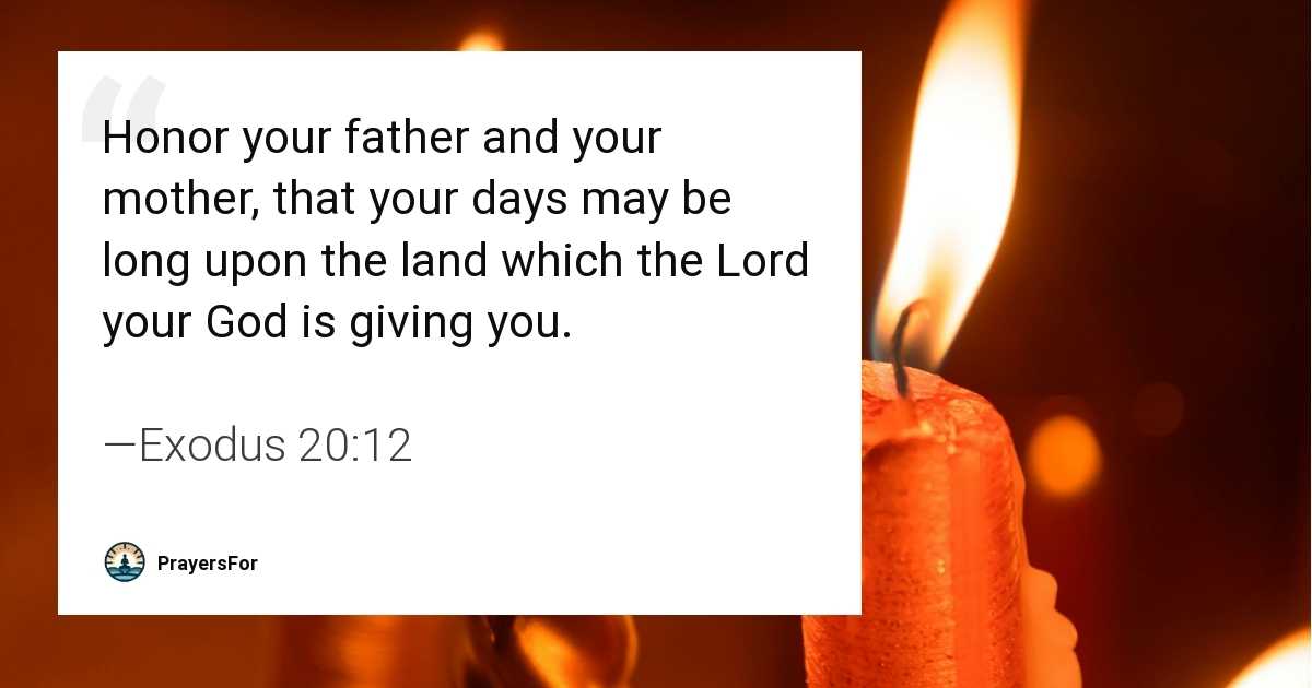 Exodus 20:12