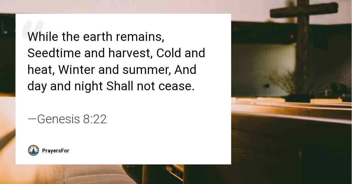 Genesis 8:22