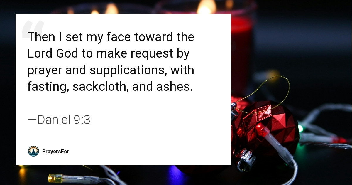 Daniel 9:3