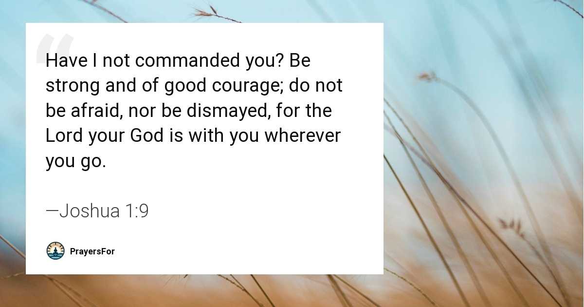 Joshua 1:9