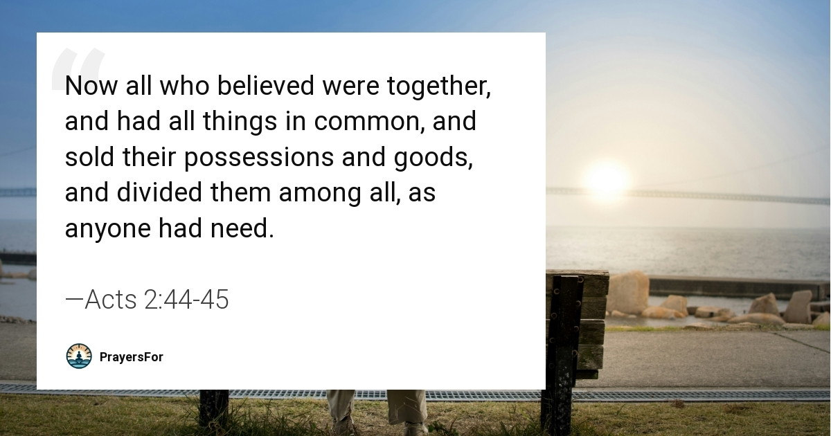 Acts 2:44-45