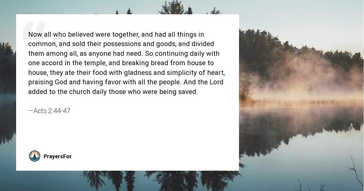 Acts 2:44-47